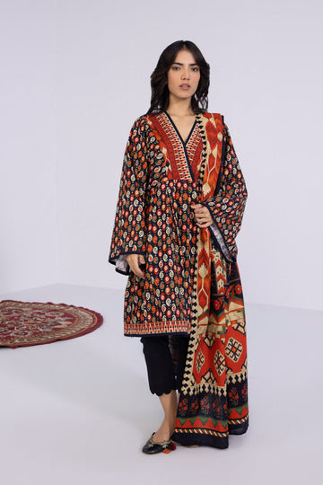 Sapphire U2 PP22V8 2 1 S 2 Piece - Printed Khaddar Suit Winter Vol 1 2022 Online Shopping